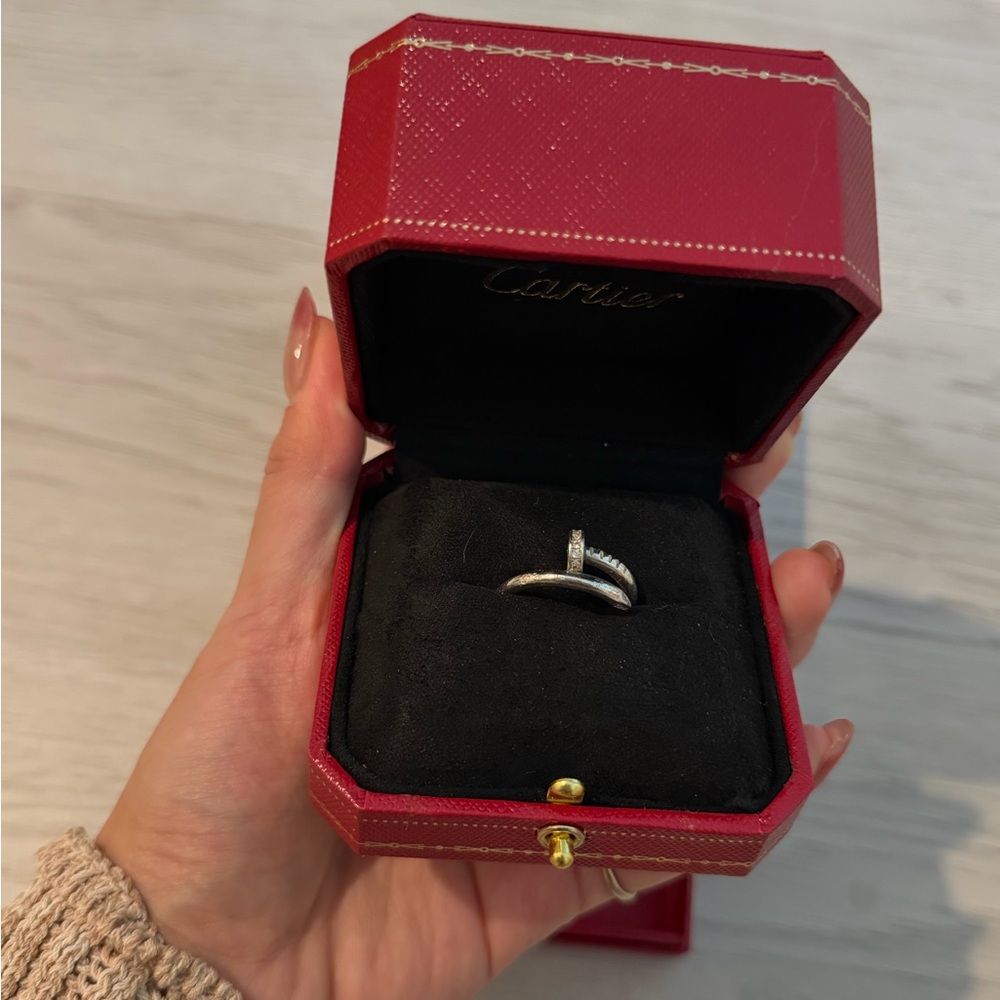 Stylish Silver Nail Ring